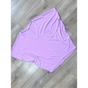 Charlotte Avery Lilac Pink Short Sleeve Dolman Knit Top
